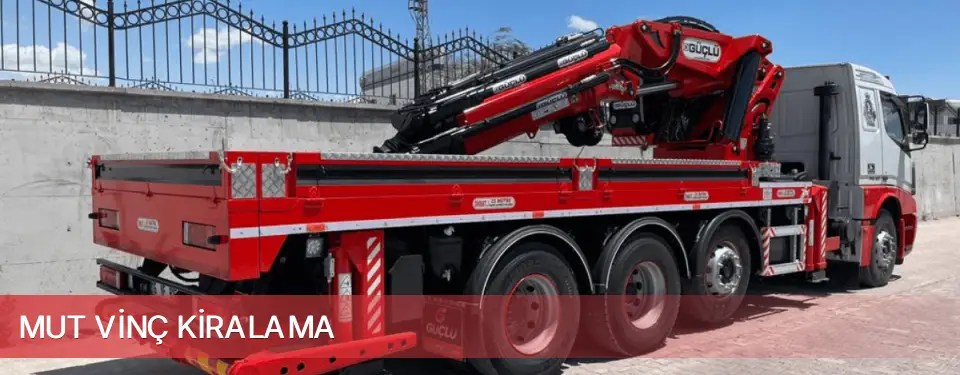 Mut İlçemi Vinç Kiralama